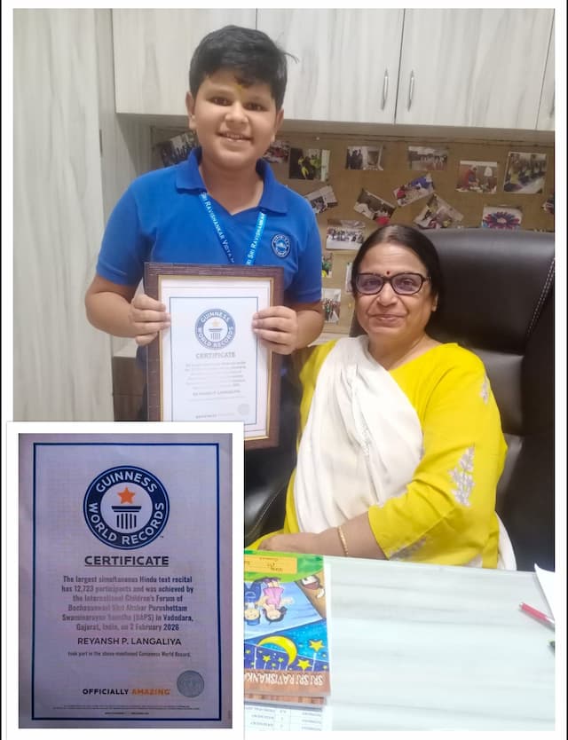 Achieving a Guinness World Records certificate!
