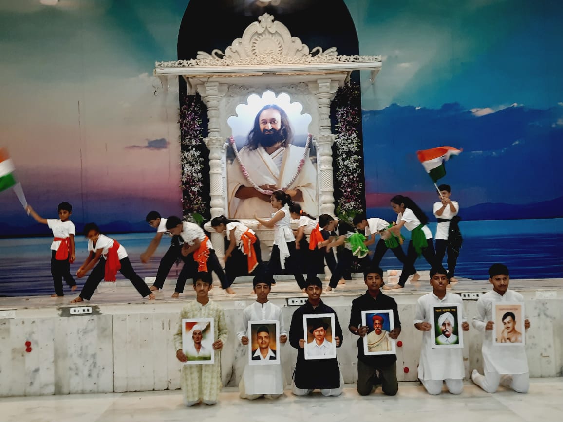 Independence Day Celebration by Shanti House students