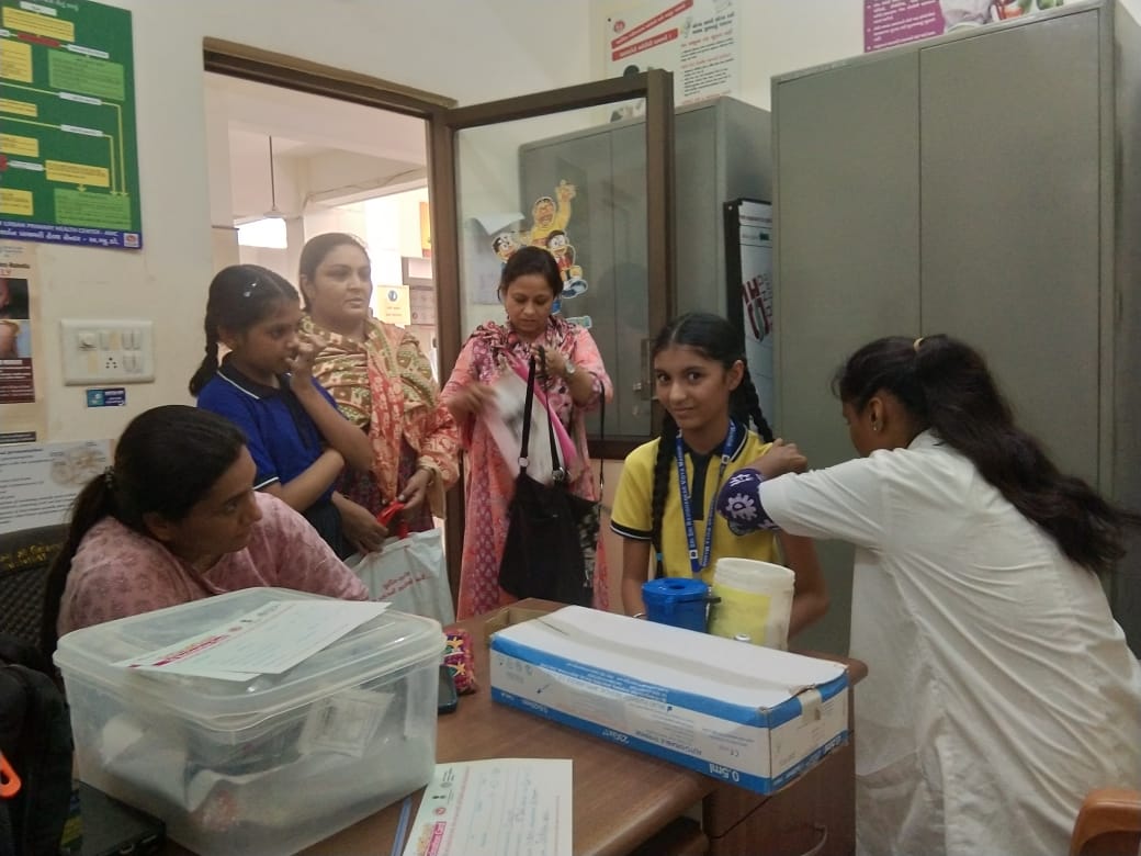 DPT Vaccine camp for Std 5 Students at Jodhpur Urban Center