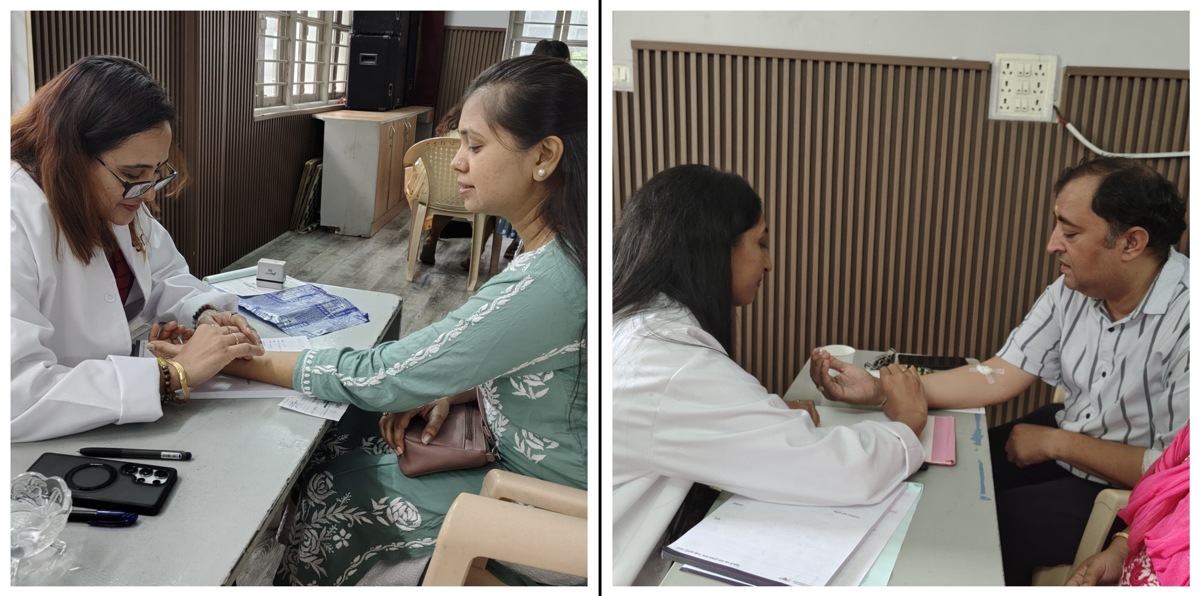 Nadi Parikshan camp at SSRVM Satellite