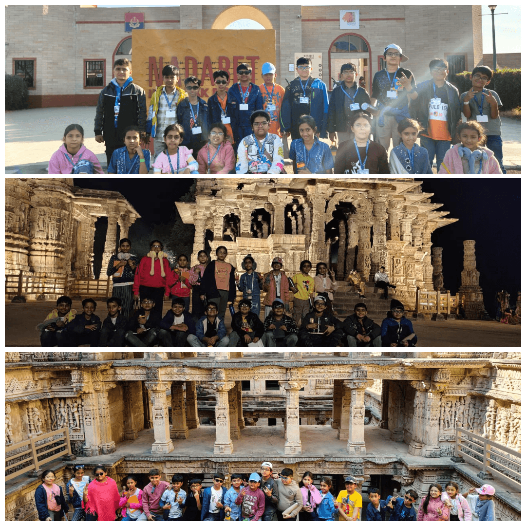 Tour - Patan, Modhera, Nadabet Std 3 and Std 4